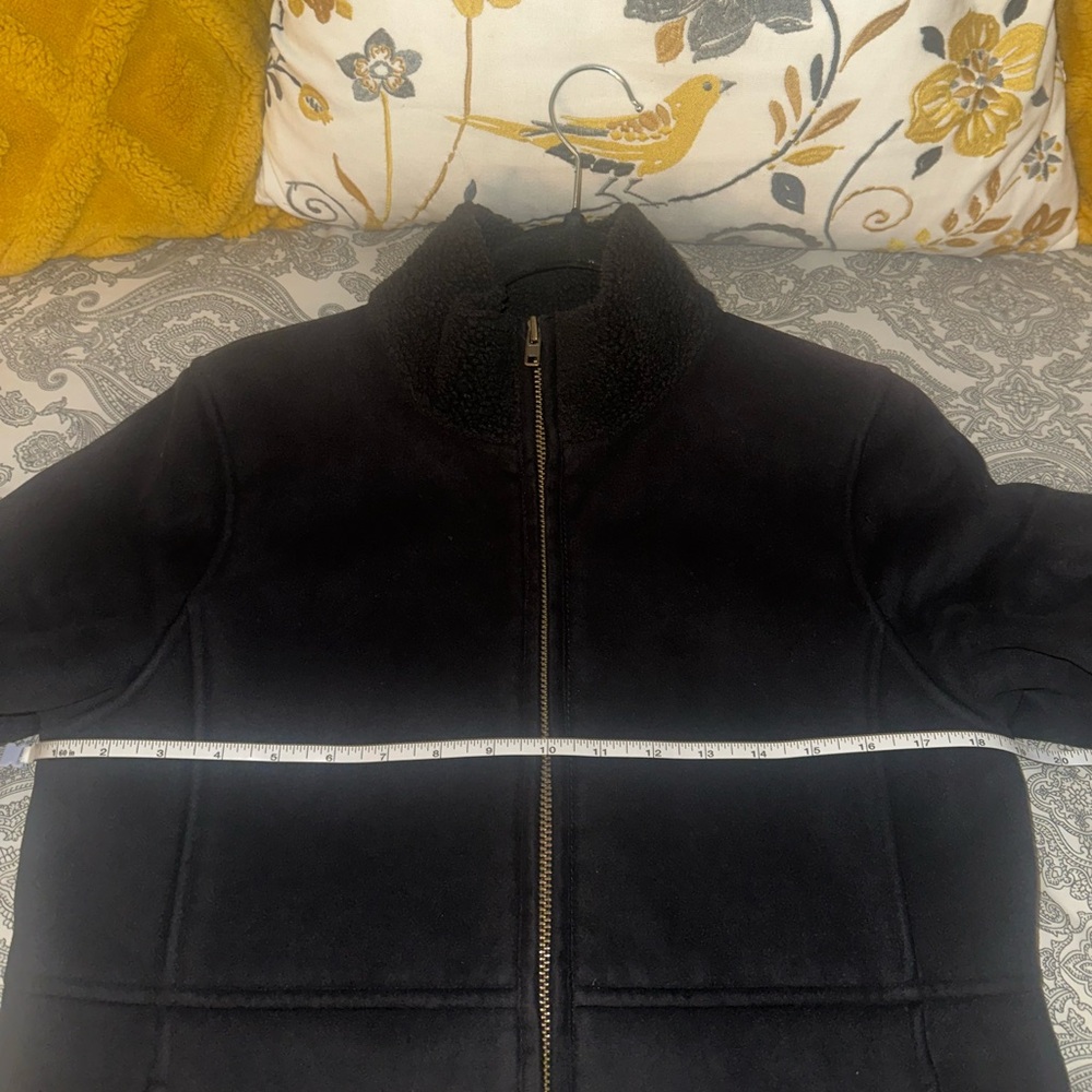 RALPH LAUREN Faux Suede sherpa lined winter coat - Picture 8 of 9
